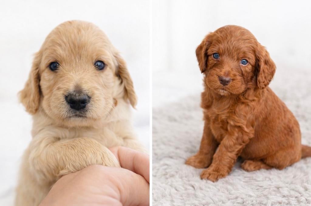 Cockapoo/labradoodle pups, Parvo, Overige rassen, 8 tot 15 weken, Meerdere