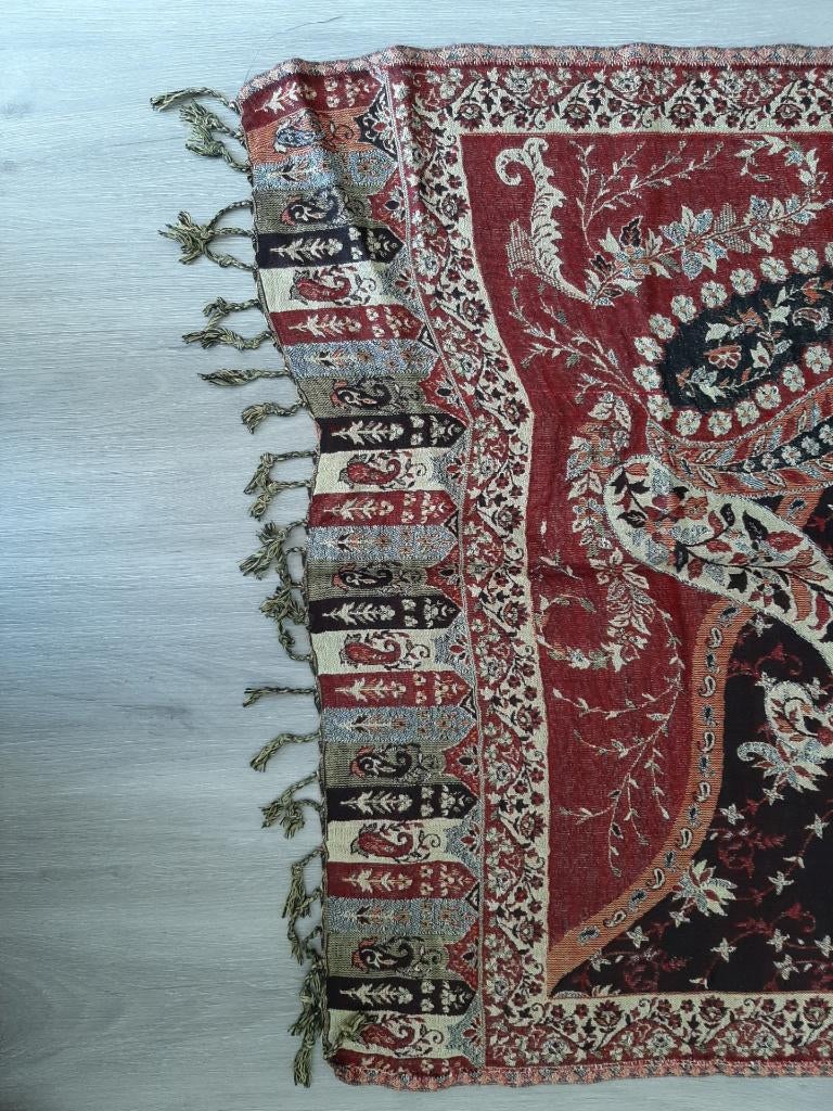 Sjaal rood-goud, Ophalen of Verzenden, Nieuw, Maat 46/48 (XL) of groter, Sjaal