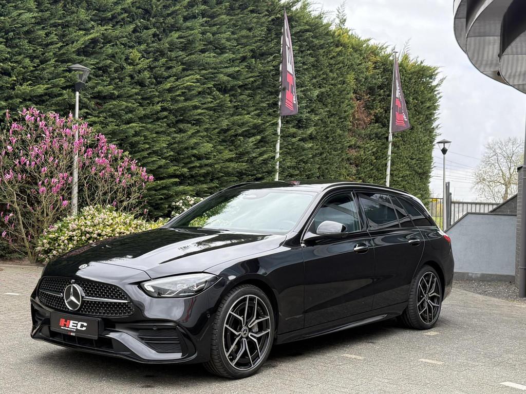 Mercedes-Benz C300e AMG PANO|HuD|360|Memory, Auto's, Mercedes-Benz, Automaat, Achterwielaandrijving, Gebruikt, 4 cilinders