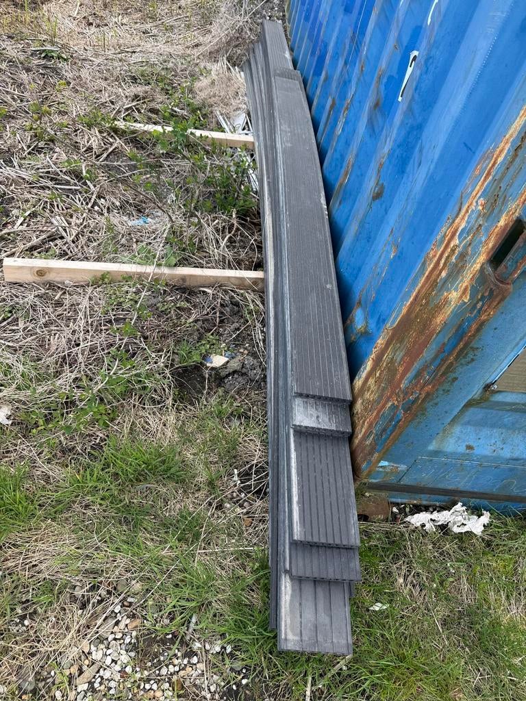 Composiet Antraciet Vlonderplanken 8 m2, Tuin en Terras, Ophalen, Zo goed als nieuw, Composiet