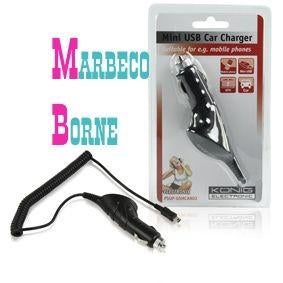 Autolader, Car Charger Mini USB 12 en 24 volt, König, Nieuw, Info@marbeco.nl, Ophalen of Verzenden