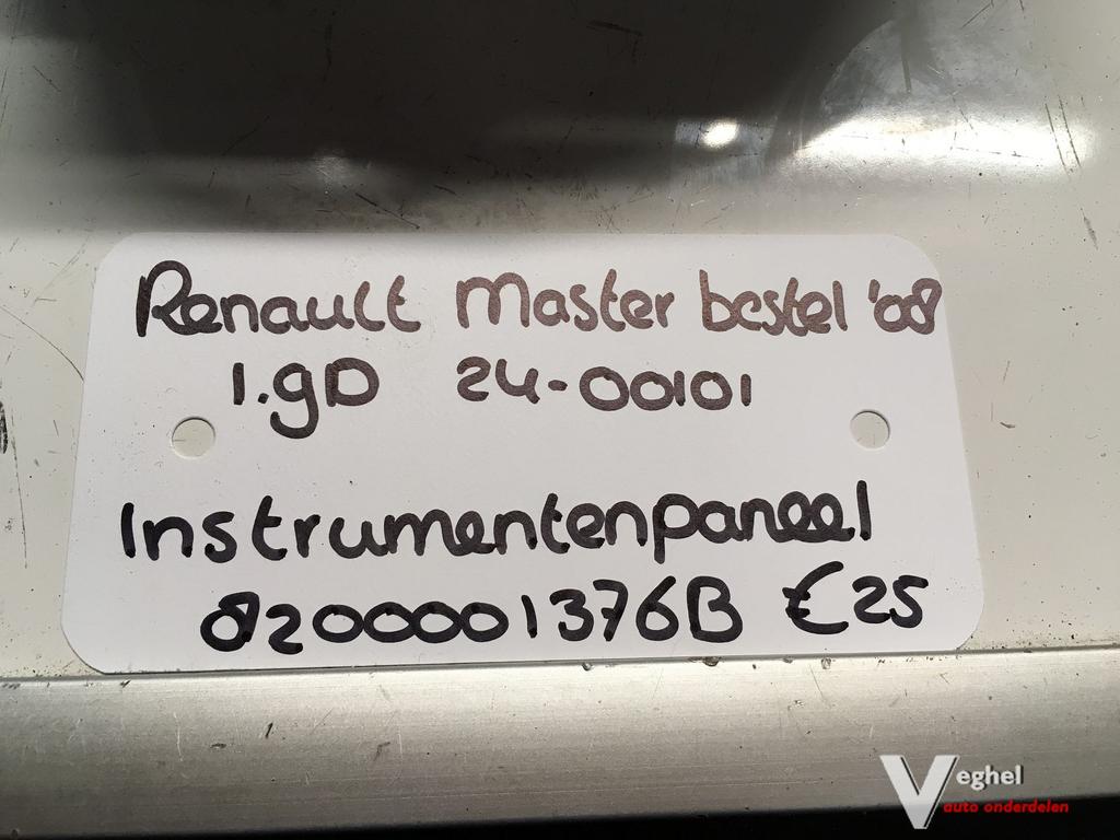 Renault Master Bestel 1.9 D 2400101 2007  Instrumentenpaneel