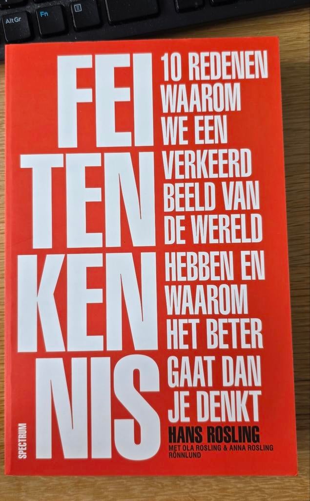 Feitenkennis - Hans Rosling - Nieuw boek, Boeken, Ophalen of Verzenden, Nieuw, Hans Rosling