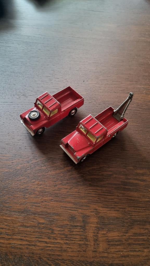 Corgi Toys 477 Land Rover Breakdown Truck Rood, Overige merken, Gebruikt, Auto, Groter dan 1:32