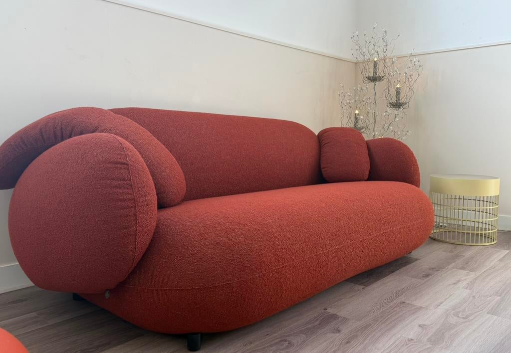 Leolux Pulla 3 zits bank NIEUW, Ophalen, Nieuw, Stof