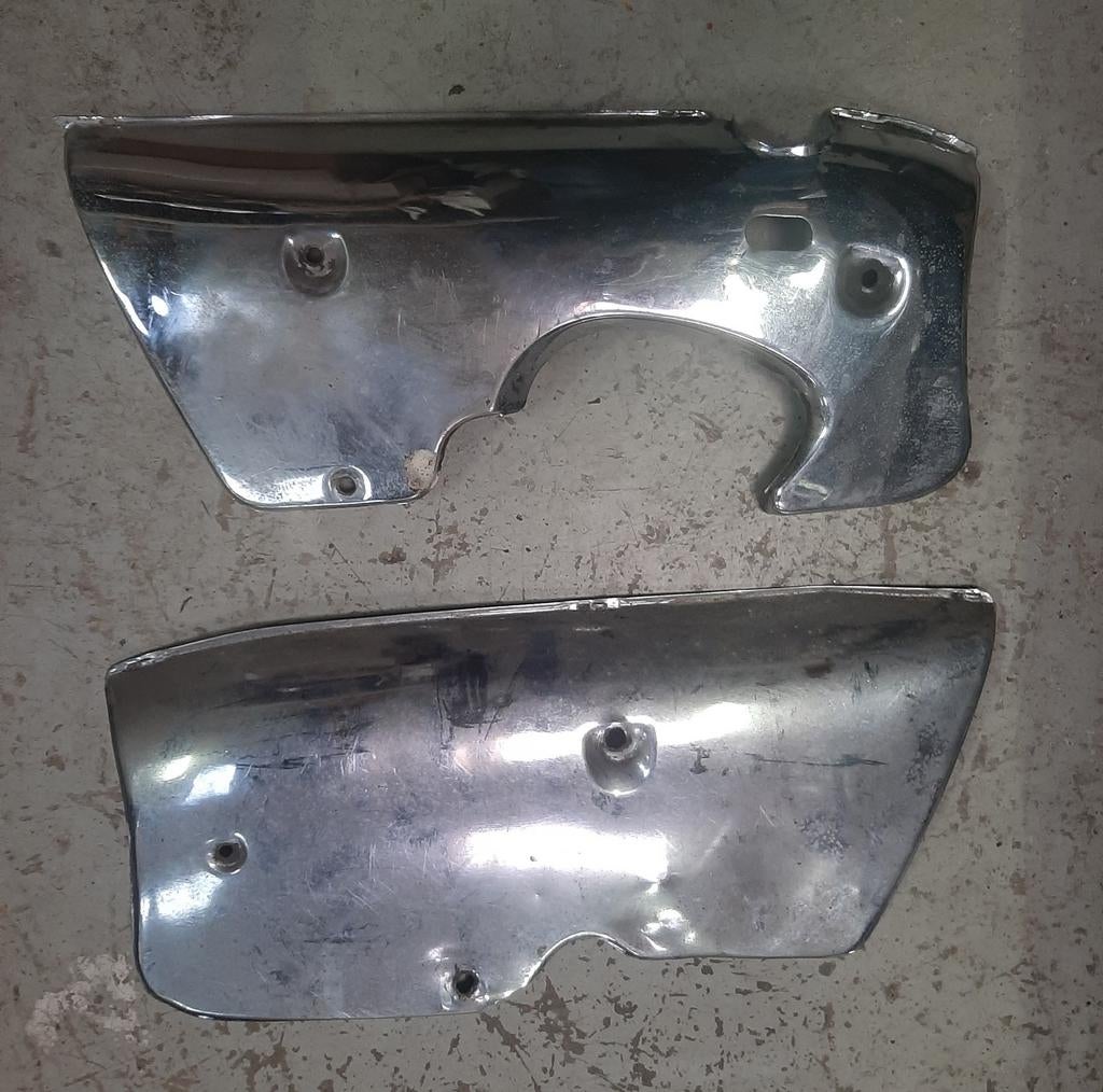 Chromen Zijschermen / Motordeksel Kreidler RMC, RMC-S, Ophalen of Verzenden, Gebruikt