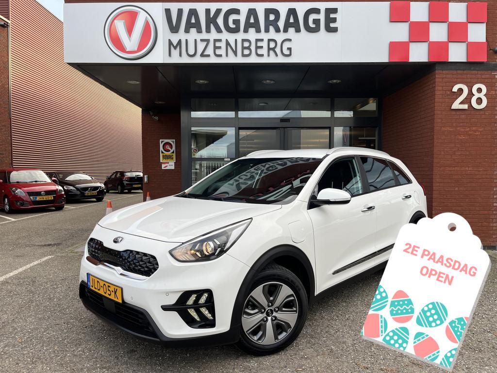 Kia Niro 1.6 GDi PHEV DynamicLine // LED // APPLE CARPLAY /, Auto's, Kia, Zwart, Leder en Stof, Wit, Bedrijf