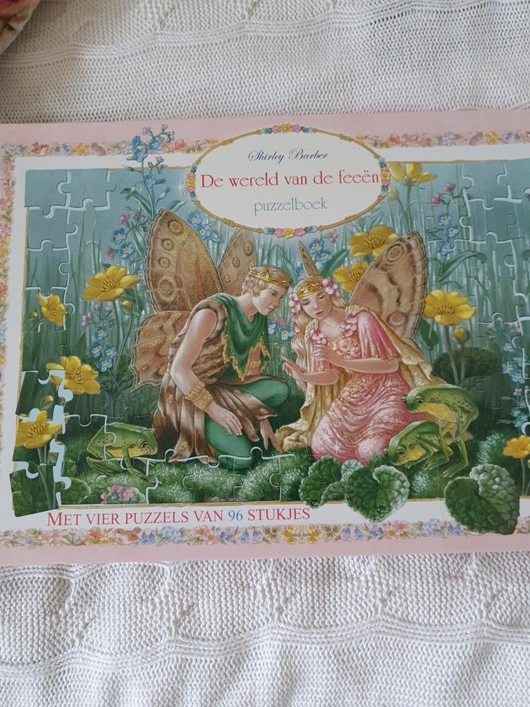 Prachtig puzzelboek De Wereld van de Feeën, Hobby en Vrije tijd, Borduren en Borduurmachines, Ophalen of Verzenden, Zo goed als nieuw