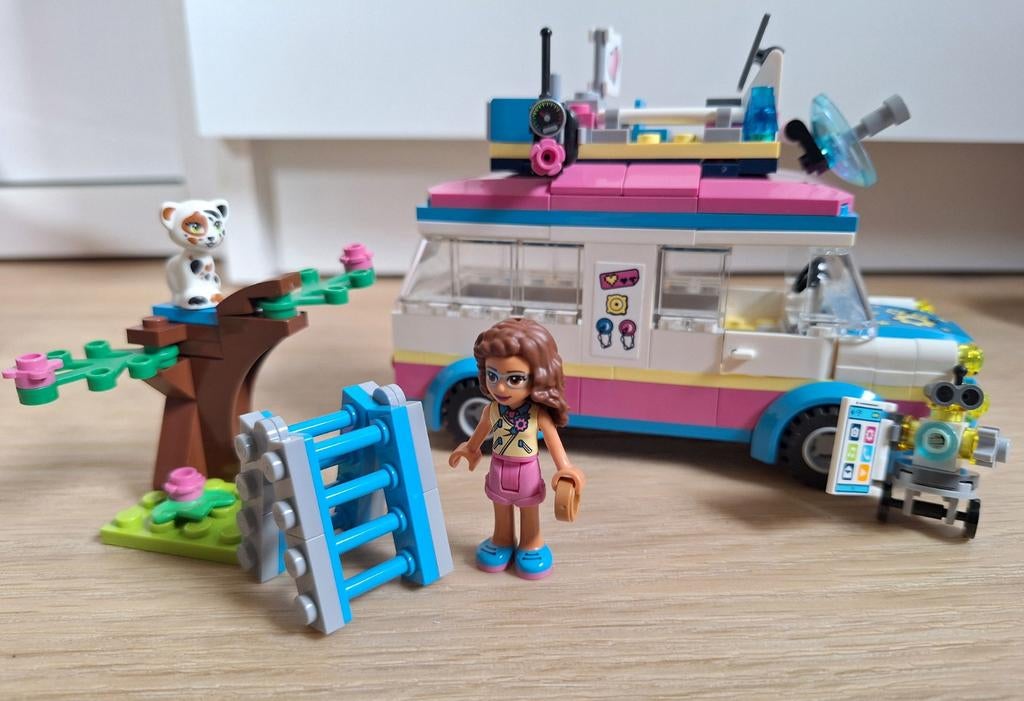 Lego Friends 41333 Olivia's missievoertuig, Lego, Friends, Ophalen of Verzenden, Zo goed als nieuw