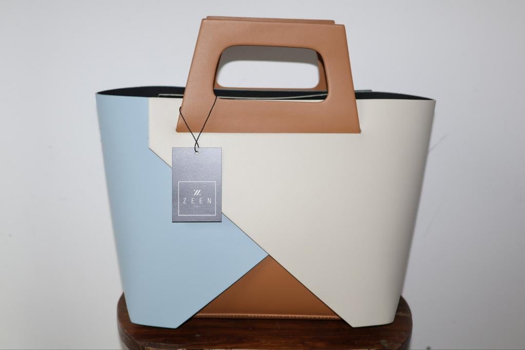Zeen Italy Leren Tas - Nieuw, Sieraden, Tassen en Uiterlijk, Tassen | Damestassen, Zeen Italy, Overige kleuren, Onbekend, Nieuw