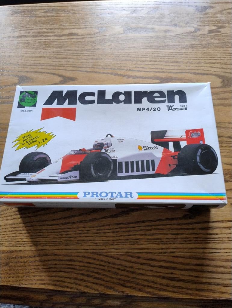 Protar 1/24 McLaren mp 4/ 2c Alain Prost, Overige merken, Auto, Groter dan 1:32, Nieuw