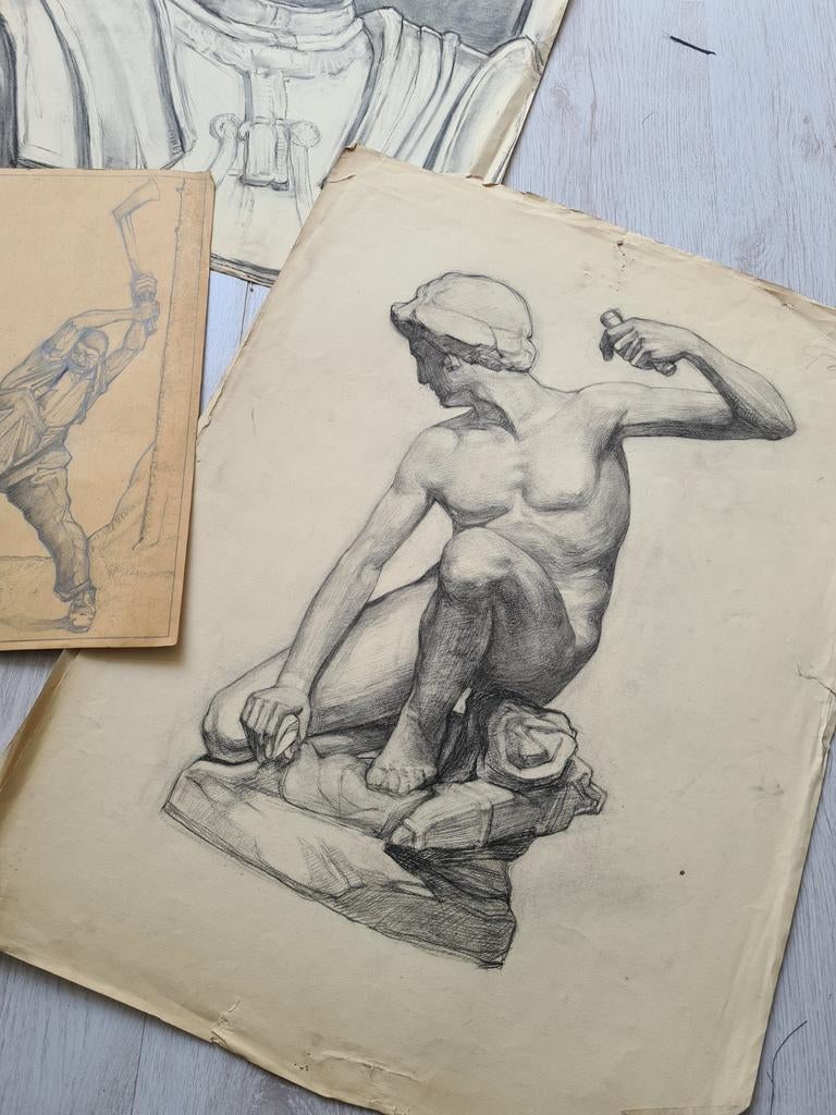 Schetsen Academie Den Haag Bernadine Schregel, Ophalen