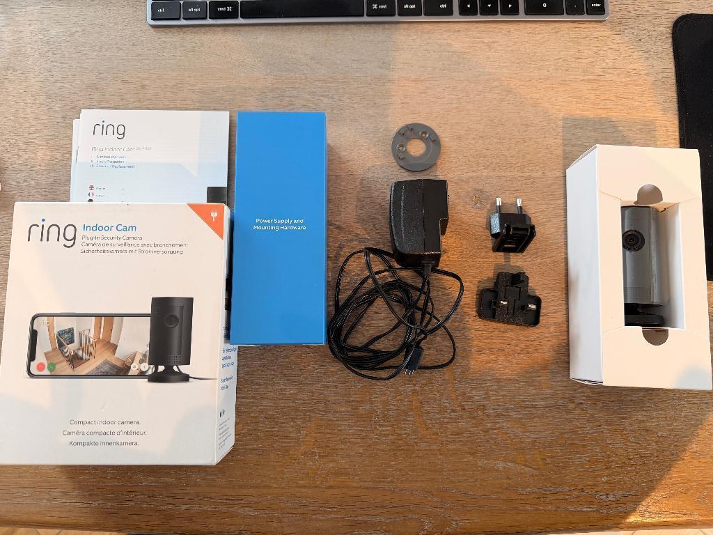 Ring Indoor Camera, Audio, Tv en Foto, Videobewaking, Zo goed als nieuw, Binnencamera, Ophalen of Verzenden