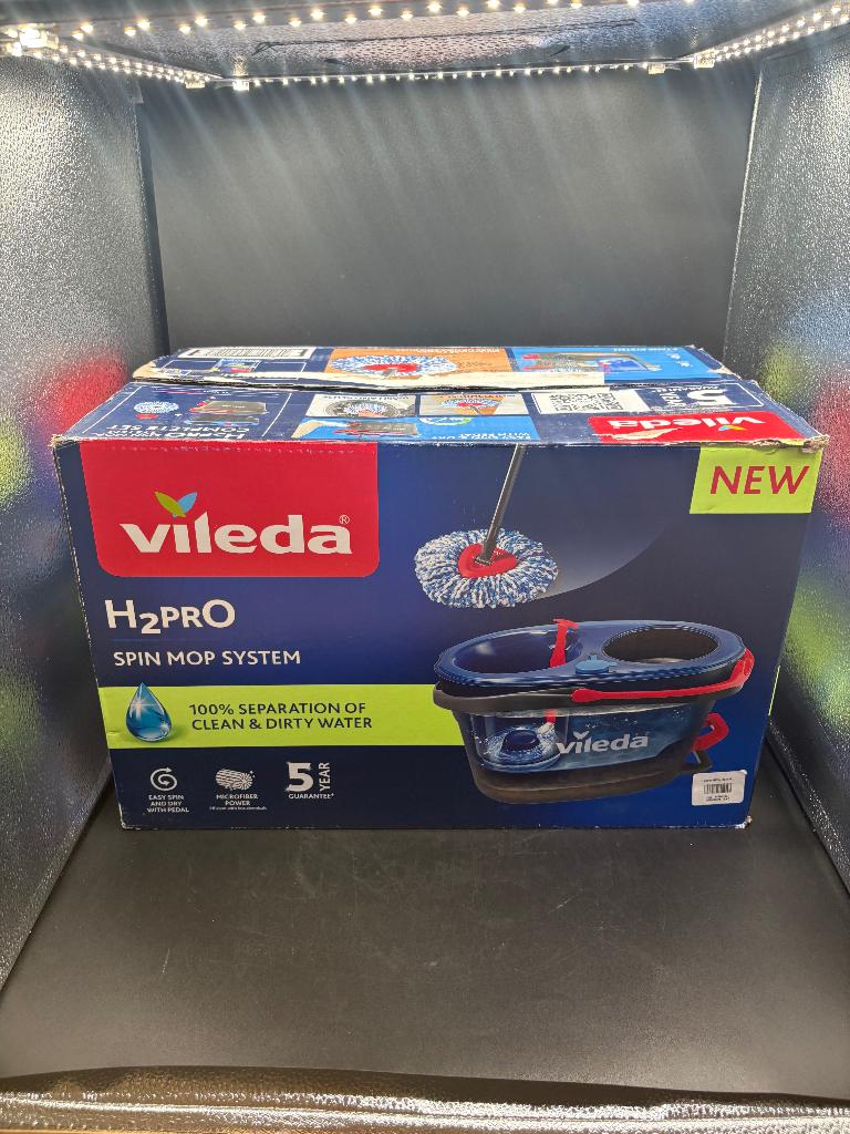 Vileda H2Pro Spin Mop-systeem, Ophalen of Verzenden, Vileda, Nvt, Nvt