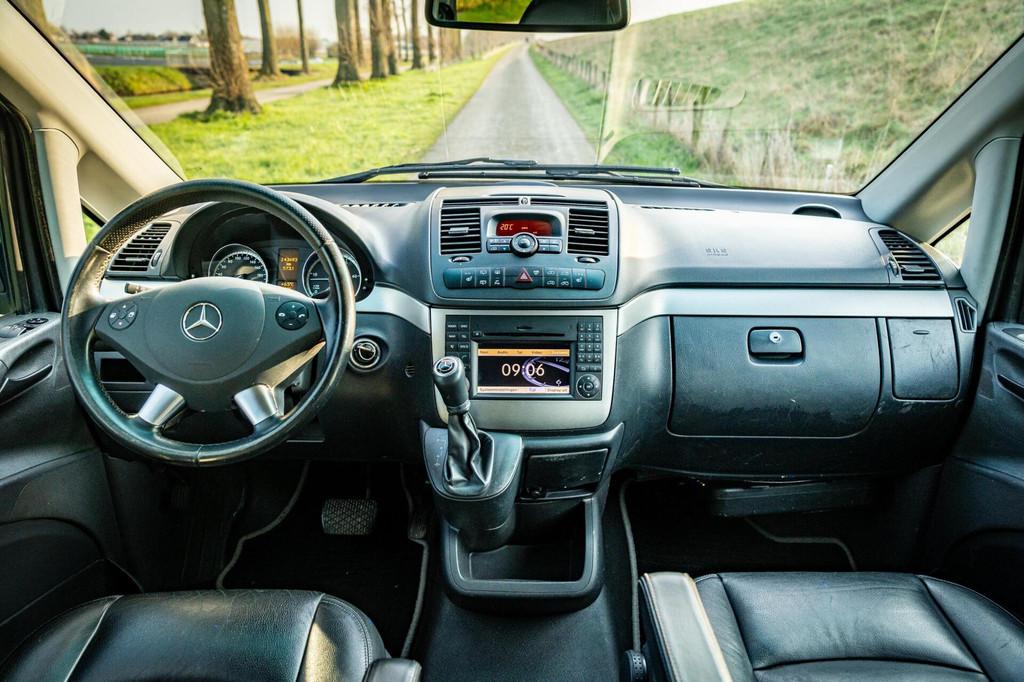 Mercedes Vito Bestel 122 CDI 343 DC Comfort Plus|Nap|Leer|V6, Auto's, Automaat, Euro 5, Gebruikt, Met garantie (alle)