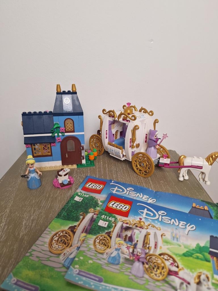Lego Disney 41146 - Cinderella's Enchanted Evening + extra's, Ophalen of Verzenden, Zo goed als nieuw, Complete set, Lego