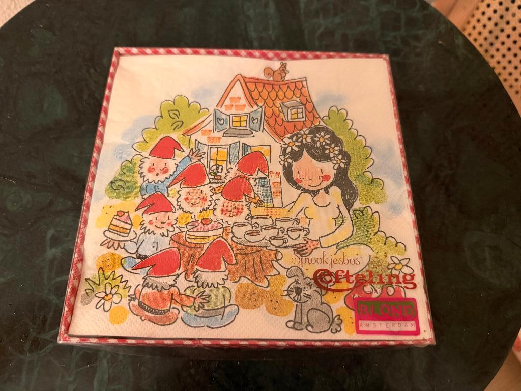 Blond Amsterdam Efteling servetten, Verzamelen, Efteling, Ophalen of Verzenden, Nieuw, Overige typen