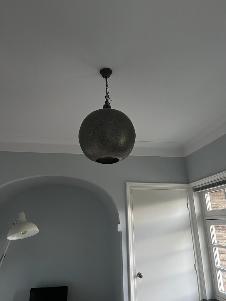 Plafondlamp marrokaans mediterraans, Ophalen, Zo goed als nieuw, Metaal