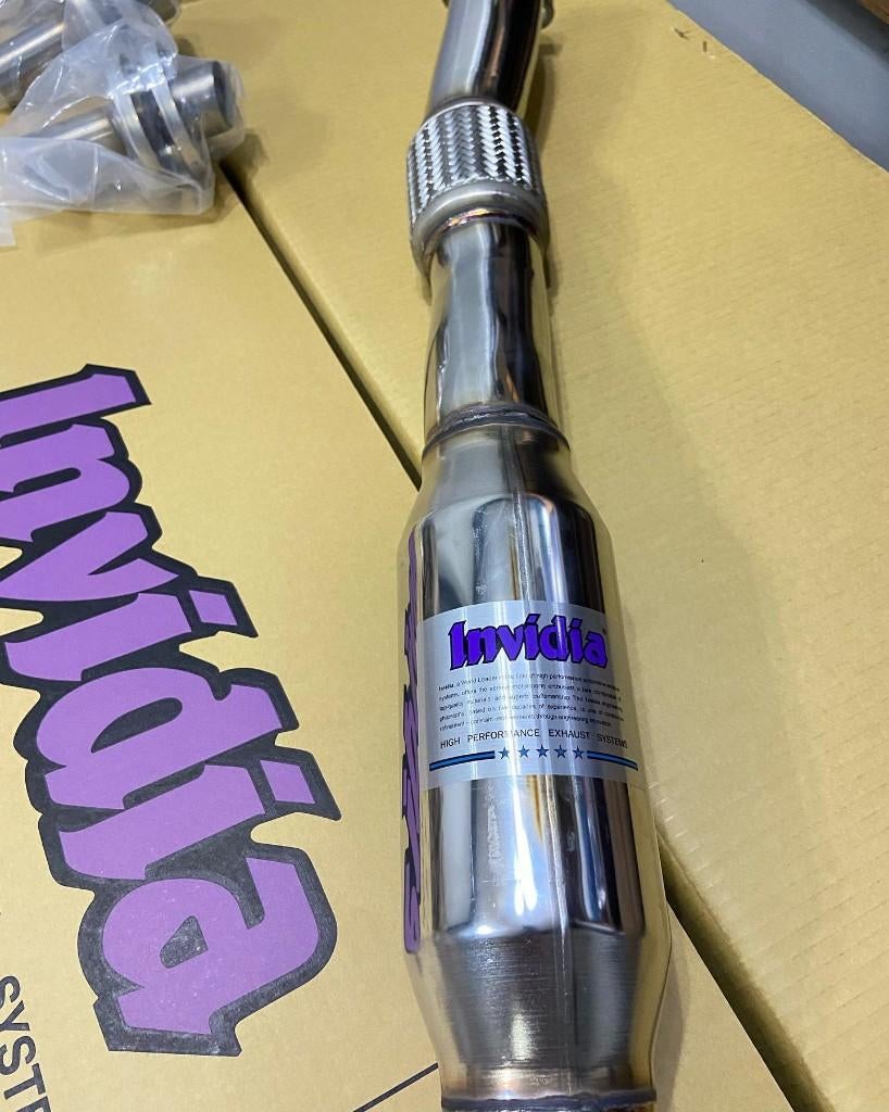 Invidia N1 Titanium Tip catback uitlaat - Impreza 08-14, Ophalen of Verzenden