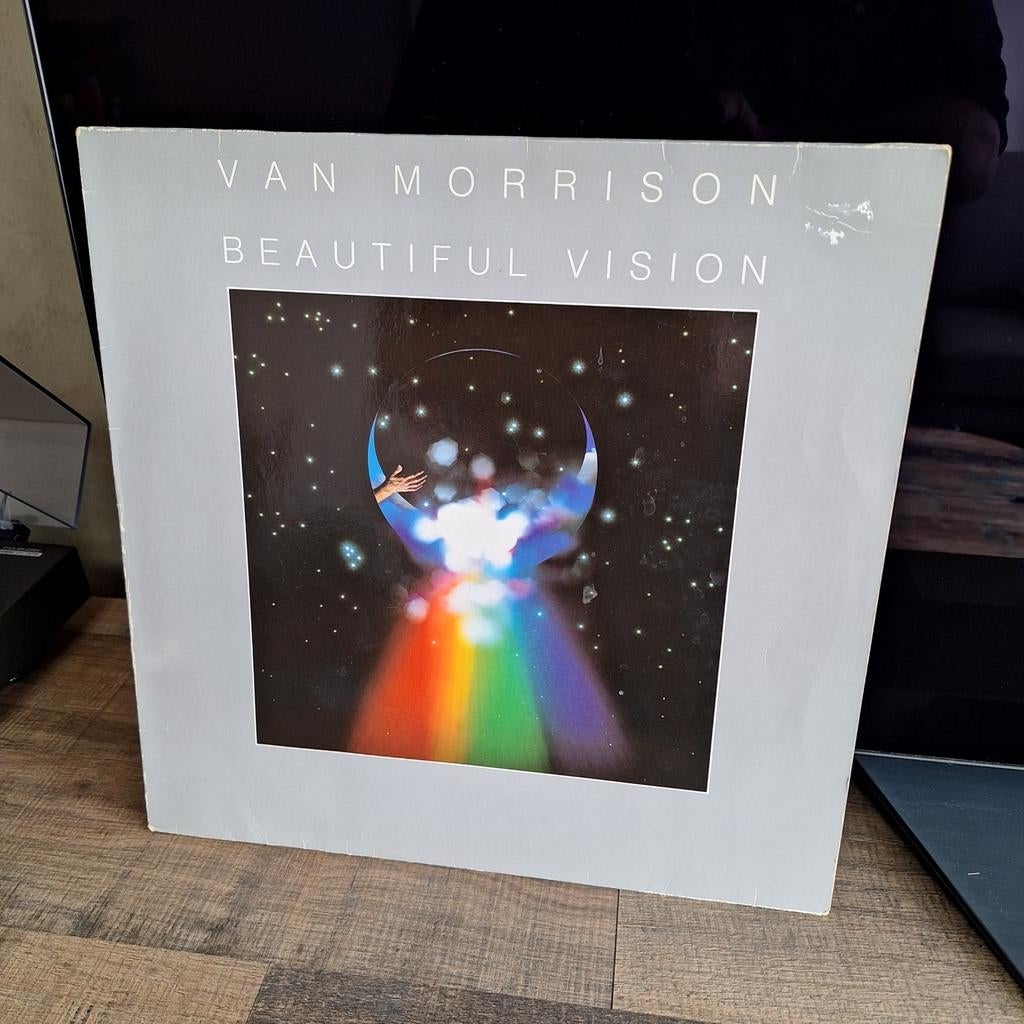 Van morrisson beautiful vision, Cd's en Dvd's, Vinyl | Rock, Gebruikt, Poprock, 12 inch, Ophalen of Verzenden