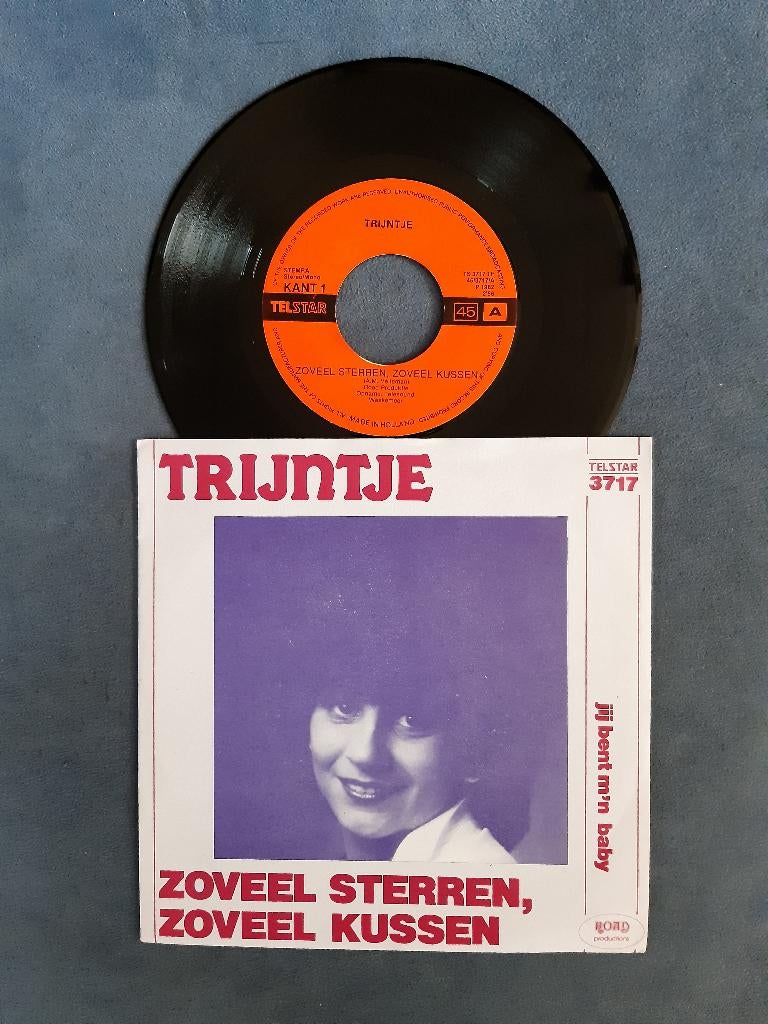 Trijntje ‎– Zoveel Sterren, Zoveel Kussen NM/NM, 7 inch, Single, Ophalen of Verzenden, Zo goed als nieuw