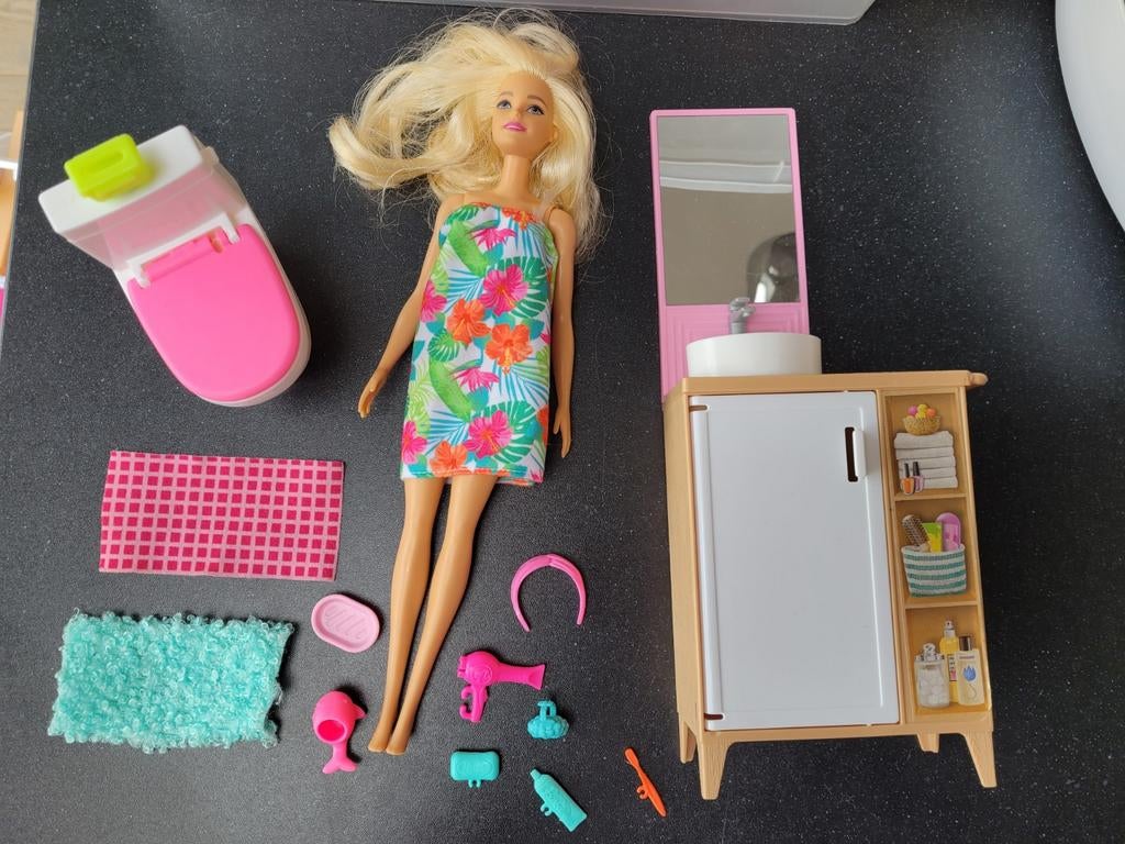 Barbie wastafel, Ophalen of Verzenden