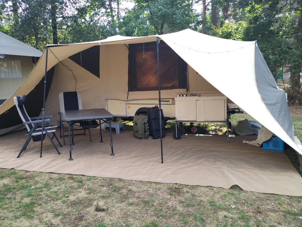 Leuke 4persoons  vouwwagen, Holtkamper Flyer, Caravans en Kamperen, Vouwwagens, Ophalen