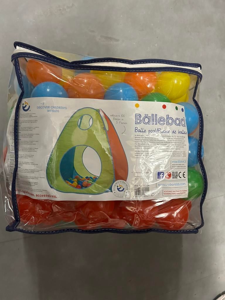 Nieuw ballen bak tent speeltent buiten binnen speelgoed, Ophalen of Verzenden, Zo goed als nieuw