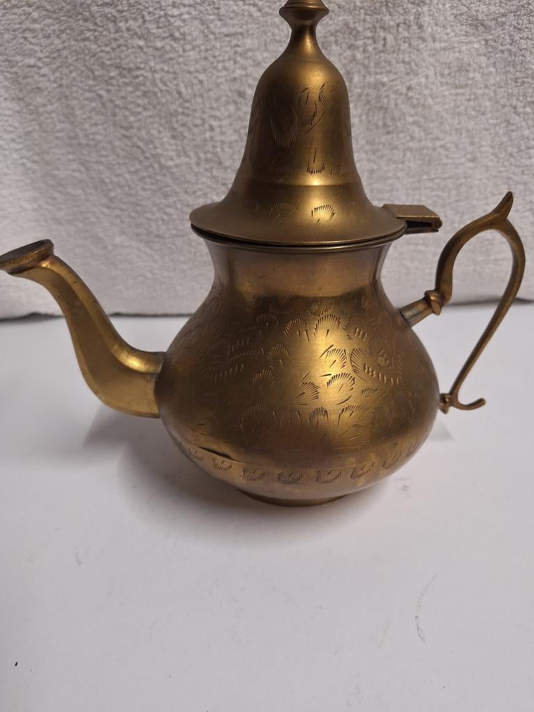 Koper/ messing koffiekan., Antiek en Kunst, Antiek | Koper en Brons, Ophalen of Verzenden