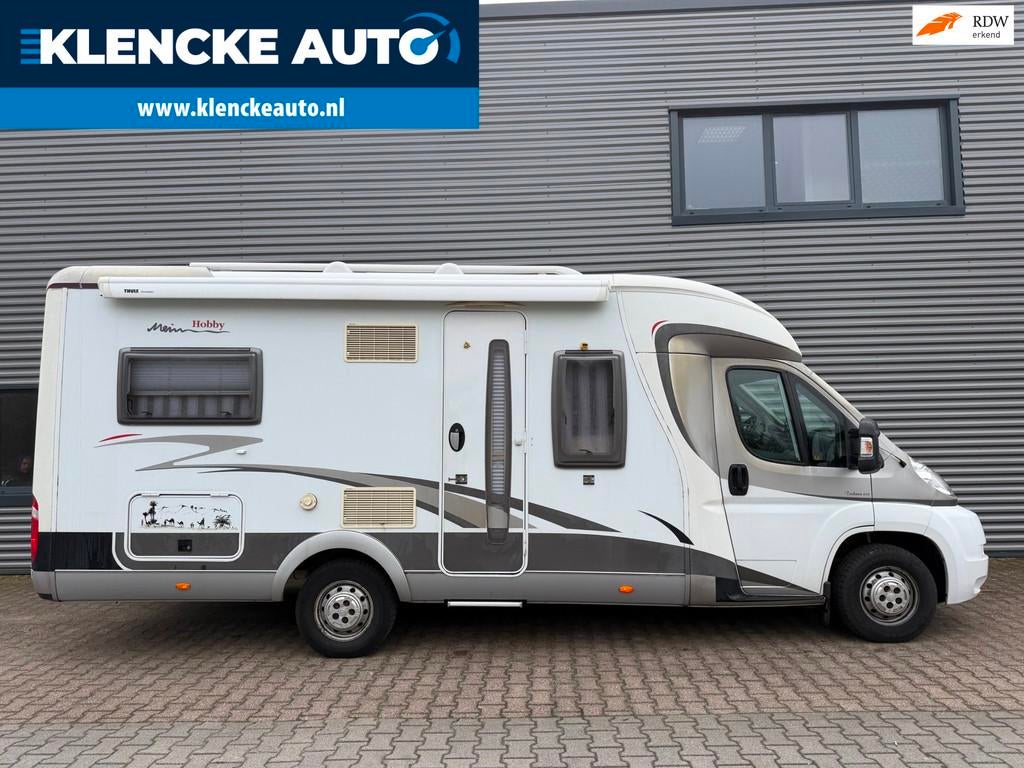 Hobby D 650 FLC 122.223km Luchtvering LPG Airco Cruise ctrl, Caravans en Kamperen, Campers, Afzuigkap, Airbags, Ringverwarming