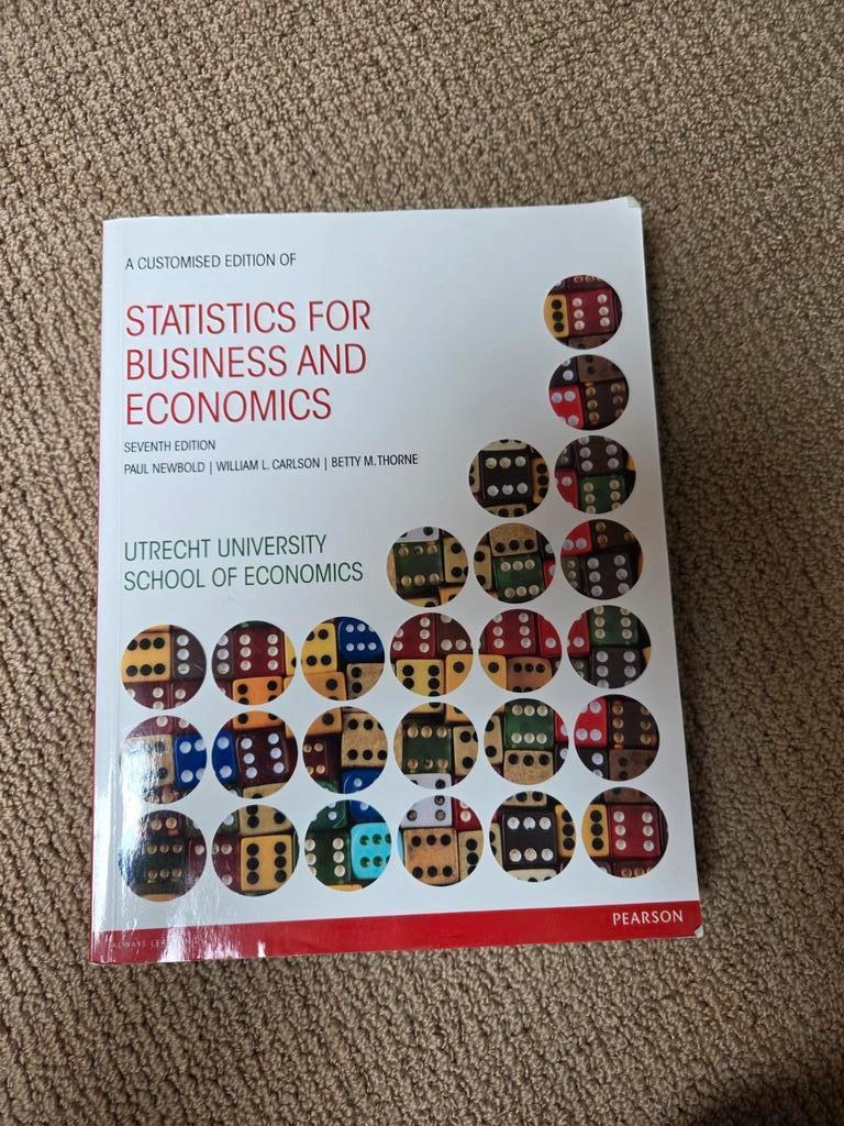 Statistics for Business and Economics - 9781784347598, Ophalen of Verzenden, Newbold, Carlson, Thorne, Gamma, WO