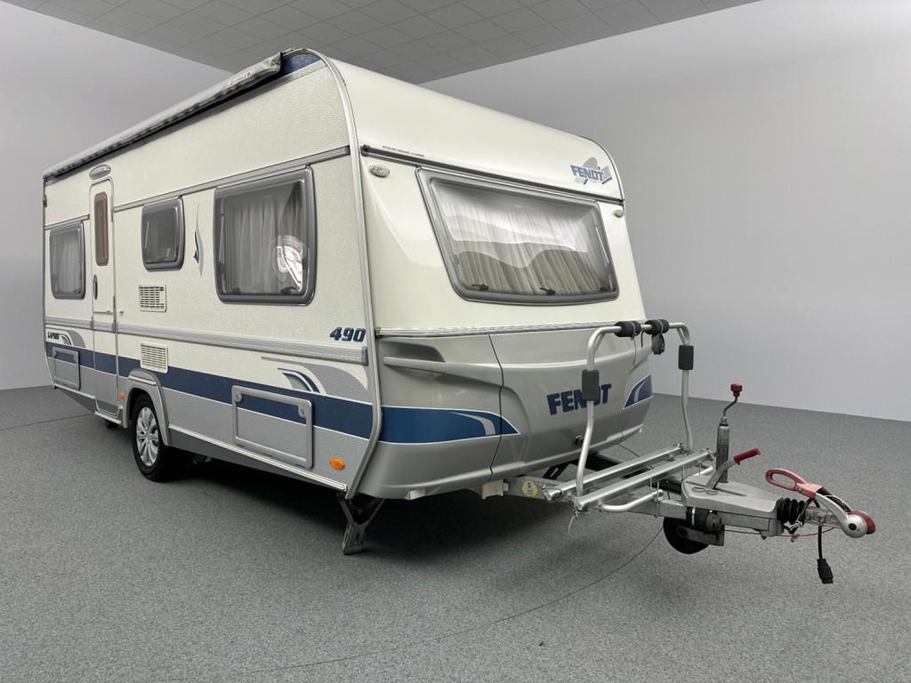 Fendt Saphir 490 TF Zakluifel Voortent INCL. STALLING, Caravans en Kamperen, Caravans, Vast bed, Rondzit, Bedrijf, Mover