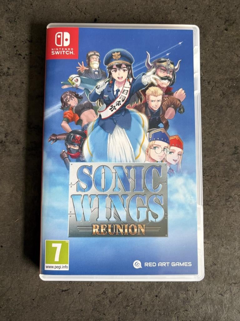 Nintendo Switch - Sonic Wings Reunion, Spelcomputers en Games, Games | Nintendo Switch, Zo goed als nieuw, Avontuur en Actie, 2 spelers