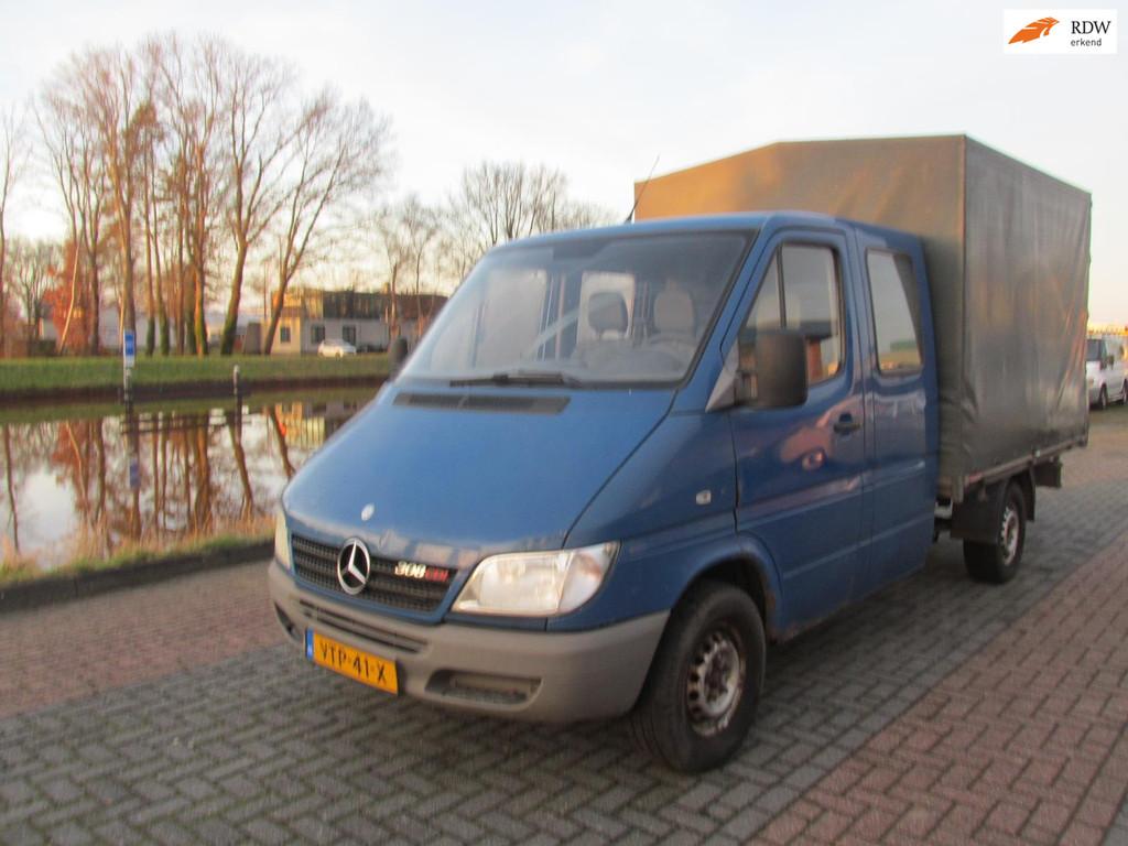 Mercedes-Benz Sprinter 308 CDI dubbele cabine pick up met hu, Auto's, Bestelauto's, Gebruikt, 4 cilinders, Mercedes-Benz, Bedrijf