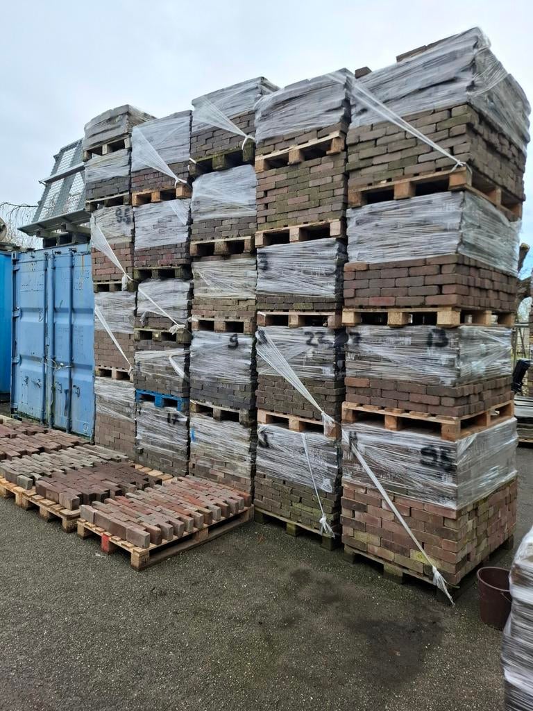 Rest partije gebakken klinkers ,dikformaat,waaltjes, Ophalen, Gebruikt, Klinkers, Natuursteen