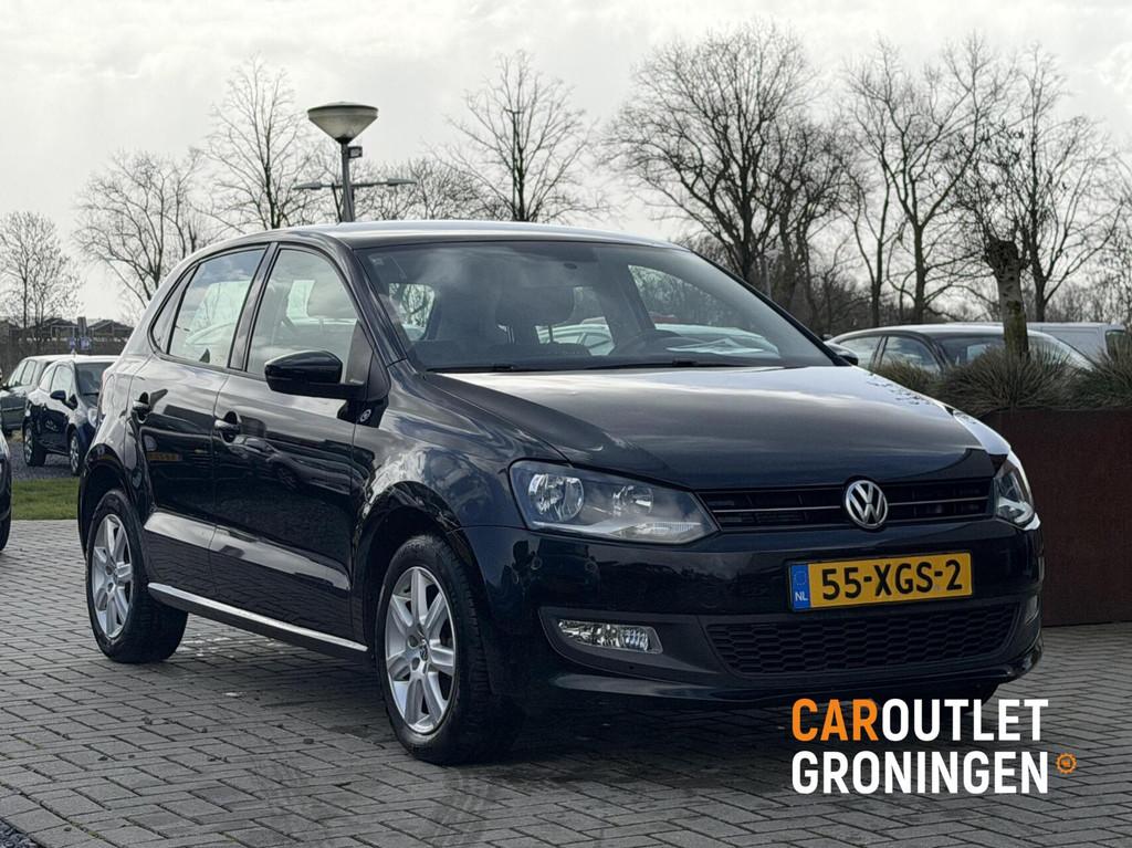 Volkswagen Polo 1.2 TSI | NWE APK | AIRCO | CRUISE | ORI NL, Voorwielaandrijving, Euro 5, Stof, Zwart