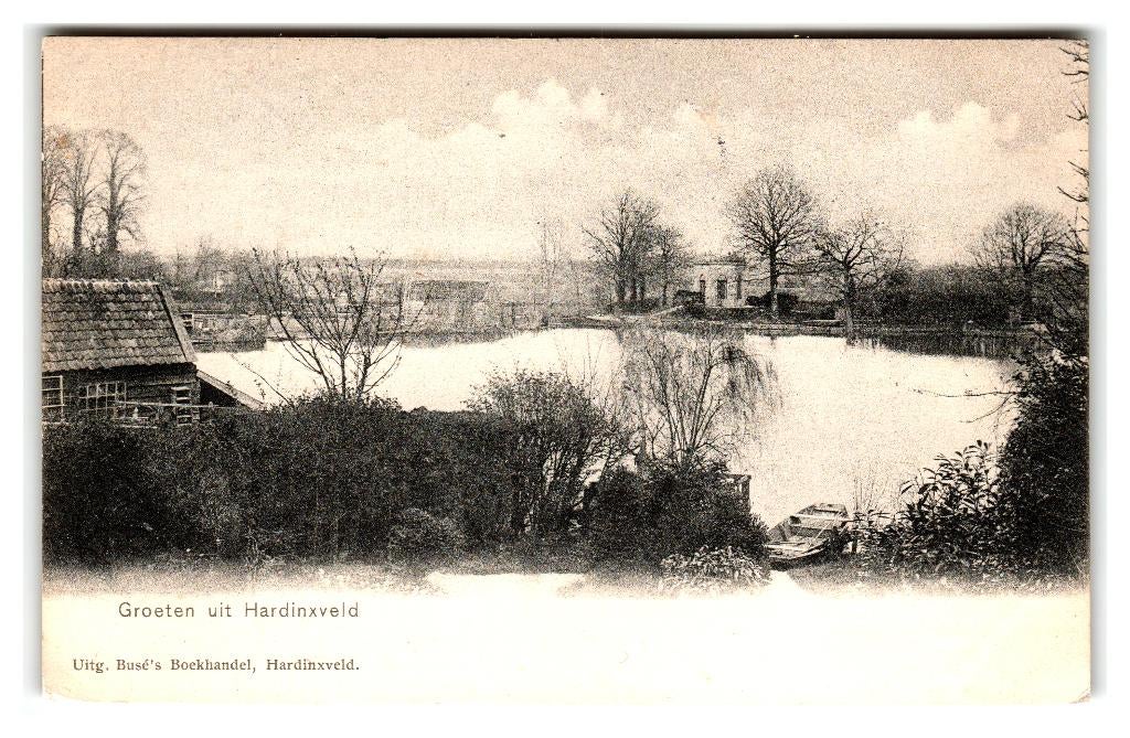 Hardinxveld, Groeten uit Hardinxveld, Verzenden, Voor 1920, Gelopen, Zuid-Holland