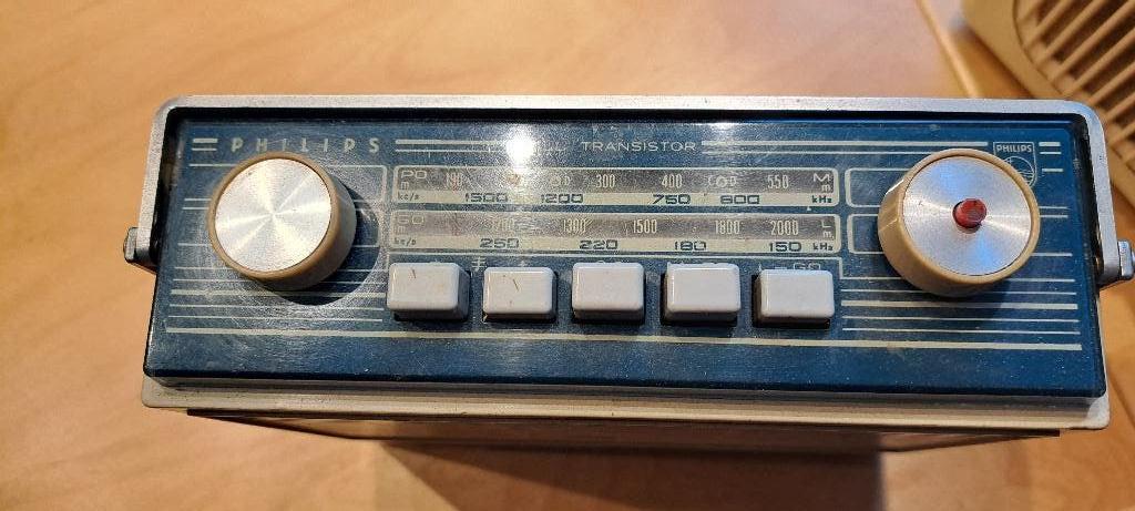 Philips transistor voor in auto, Audio, Tv en Foto, Radio's, Ophalen of Verzenden, Gebruikt, Transistorradio