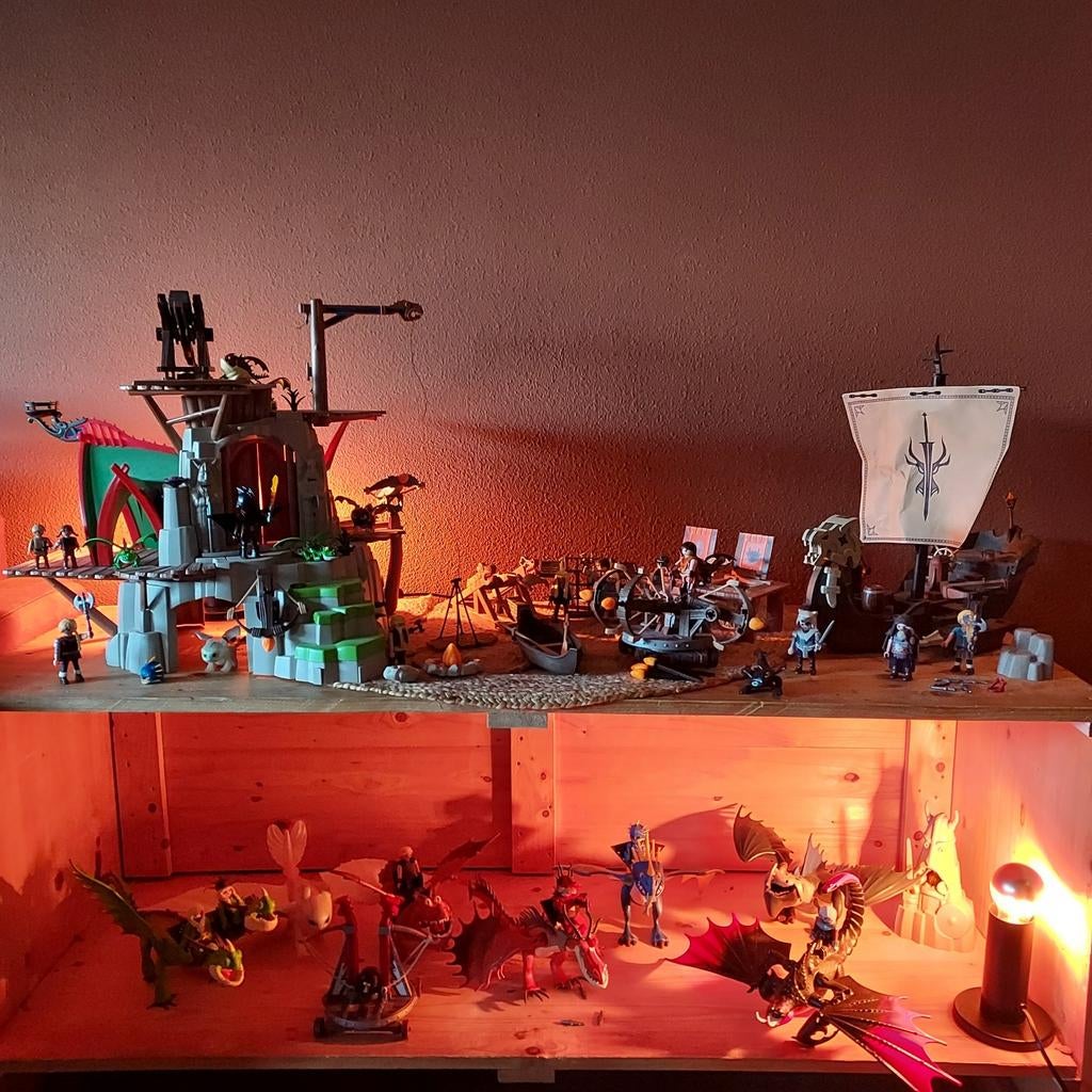 Playmobil Drakenrijders - Uitgebreide Collectie, Ophalen, Gebruikt, Complete set