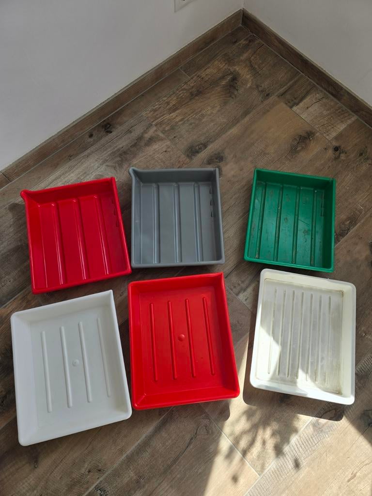 Ontwikkelschalen doka circa 25 x 30 cm Kaiser Paterson, Ophalen of Verzenden, Gebruikt, Doka-onderdelen