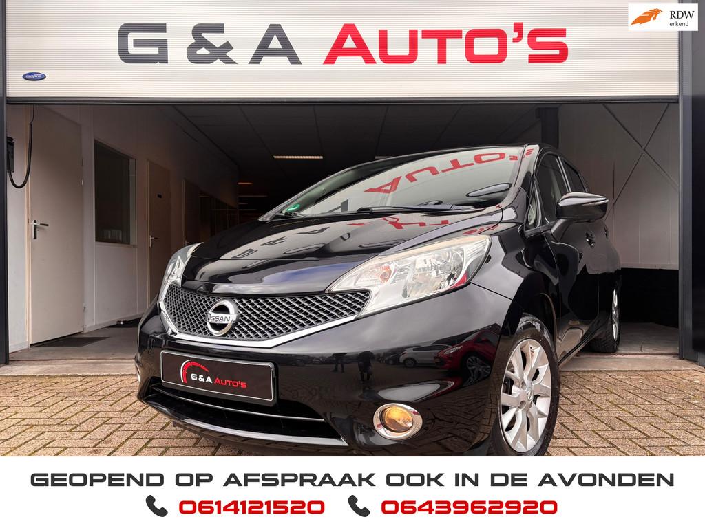 Nissan Note 1.2 Airco / 360 Camera / Dode Hoek / Cruise CTRL, Voorwielaandrijving, Stof, Gebruikt, Zwart