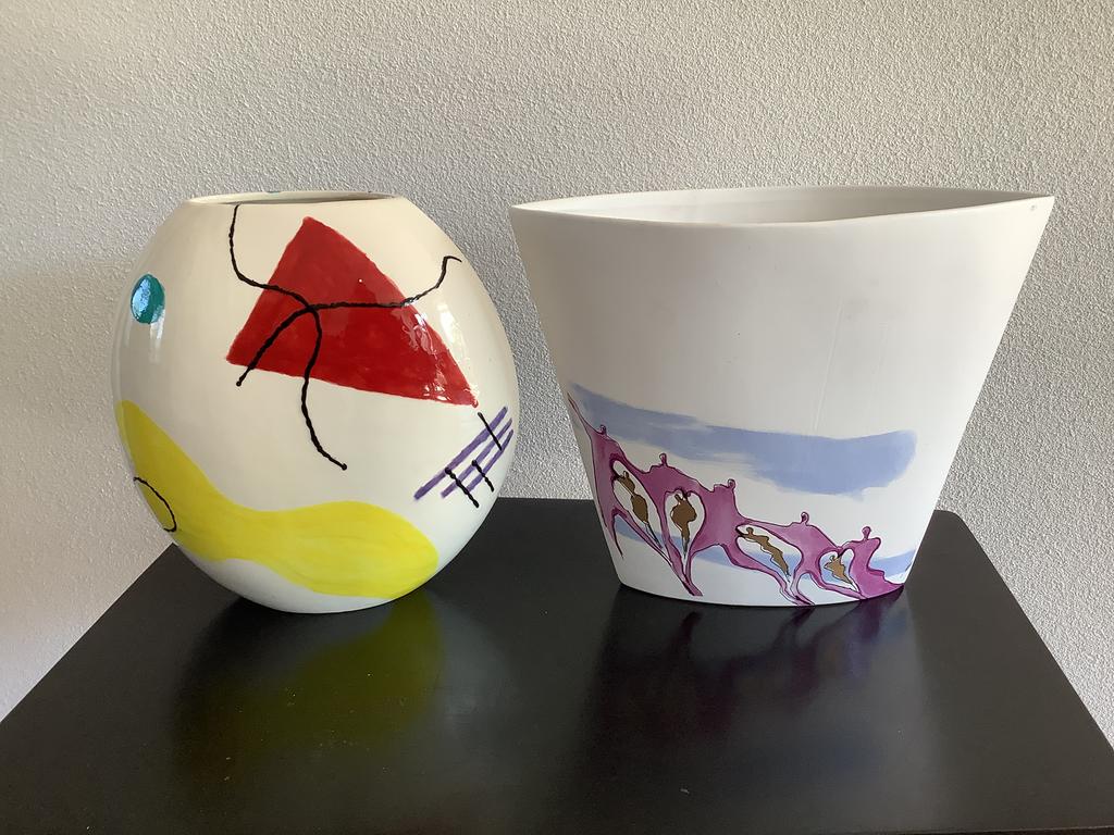 Design vaas Corry Ammerlaan en Jean Miro style, Ophalen of Verzenden