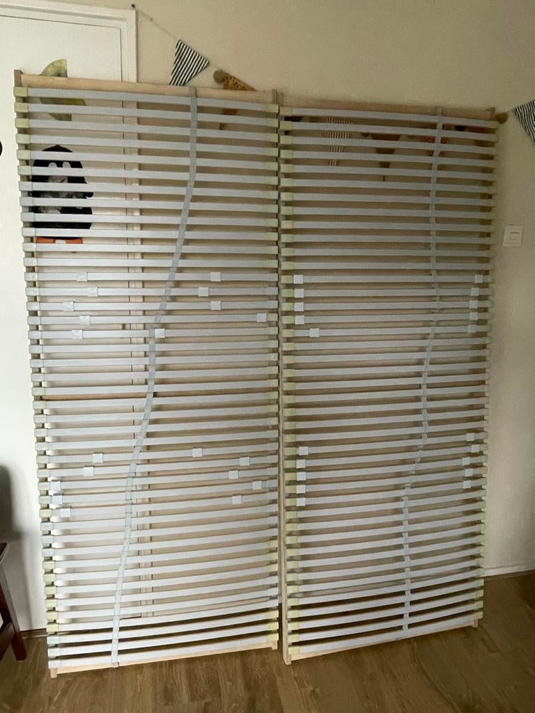 2x IKEA Sultan Laxeby lattenbodem 80x200 cm, Ophalen, Gebruikt, Tweepersoons, 80 cm