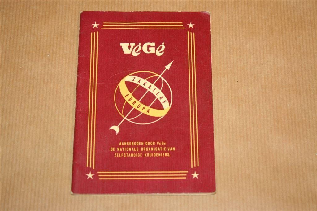 Zeldzaam Végé atlasje - Reclame uitgave 1953 !!, Boeken, Gelezen, Ophalen of Verzenden, Landkaart, 1800 tot 2000