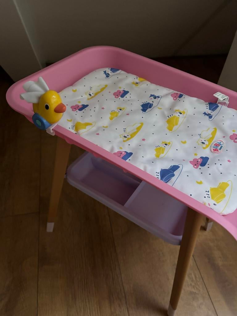 Baby Born Verzorgingstafel en Tas, Ophalen, Zo goed als nieuw, Babypop