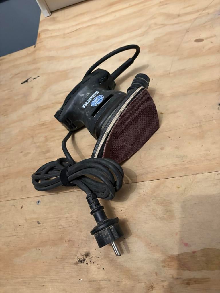 RUPES Vlakschuurmachine - Gebruikt, Ophalen of Verzenden, Gebruikt, Minder dan 600 watt, Vlakschuurmachine
