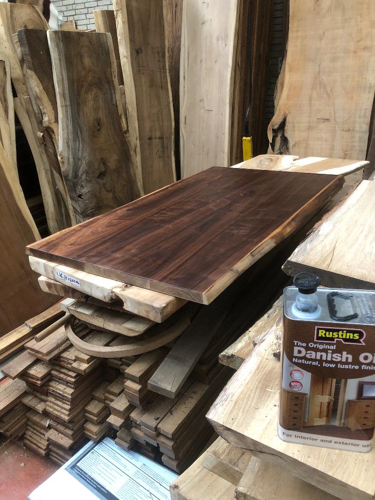 Amerikaanse noot tafels  black walnut ook suar mango eiken, Ophalen of Verzenden, Nieuw