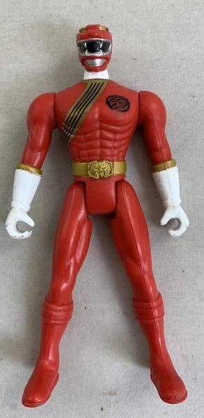 Power Rangers Wild Force Red Lion Bandai 2002 10,5 cm Vtg, Coolsingel 104, 3011 AG Rotterdam, Netherlands, Verzenden, Zo goed als nieuw