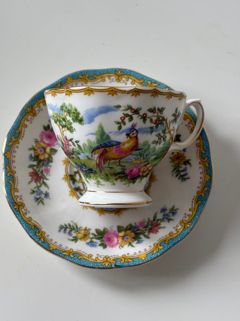 Royal Albert Chelsea Bird kop en schotel, Ophalen of Verzenden