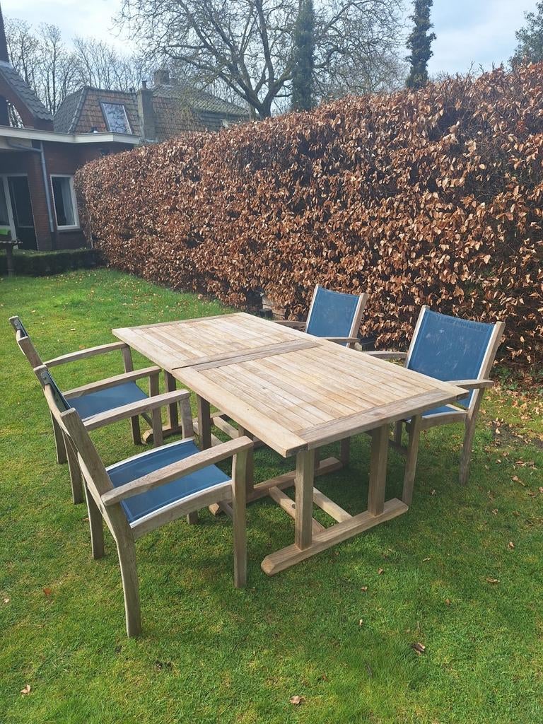 Teakhouten tuinset van het merk teak&garden., Tuin en Terras, Ophalen